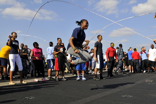 Energetic group engaging in outdoor activity at a Verve Groove gathering